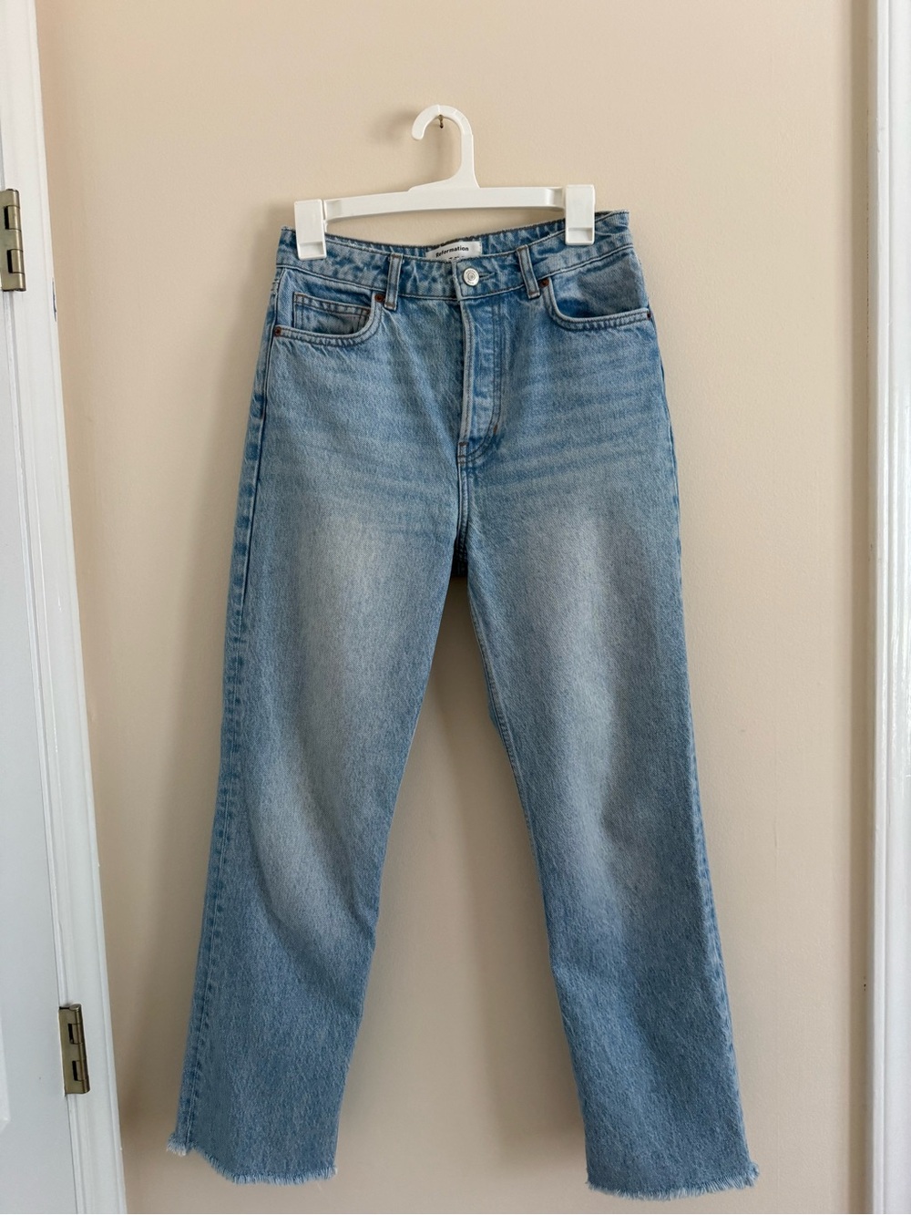 Reformation Light Blue High-Rise Straight Jeans Women’s 26